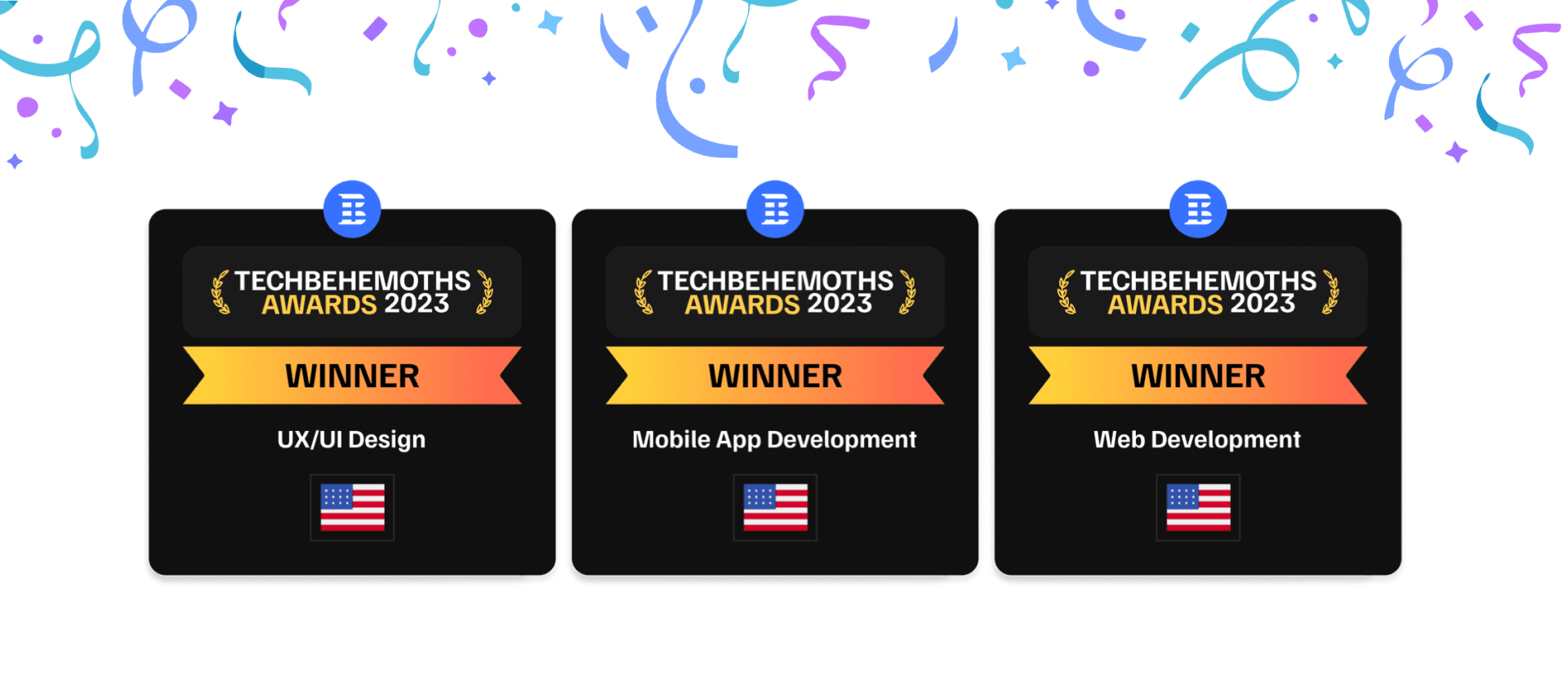 x3 winners of TechBehemoths Awards 2023 cover